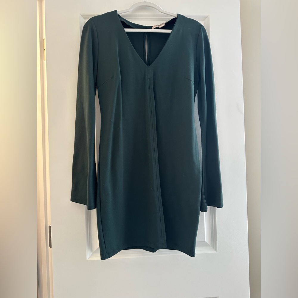 Forever 21 Dark Green Long Sleeve Dress